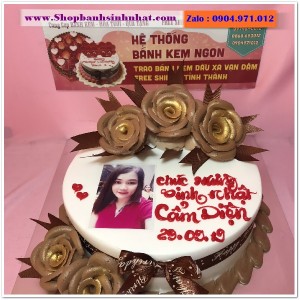 Bánh Sinh Nhật In Hình Ảnh - H377